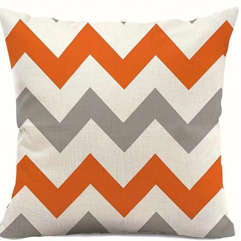 Axyaa Geometric Line Print Pillowcase for Living Room Sofa Decoration