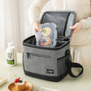 Axyaa Large Capacity Insulated Lunch Box Bag for Work Meals, Picnics & Outdoor Use