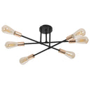 Axyaa 6-Head Iron Ceiling Chandelier for Home Decor and Dining Room