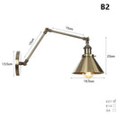 Axyaa Adjustable Long Arm Wall Sconce Reading Lights