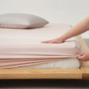Axyaa Silky Eucalyptus Lyocell Fitted Sheet Set with Pillowcase