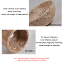 Axyaa Travertine Ceiling Lamp for Hallway & Aisel Stone Decor, Indoor/Outdoor Lighting Fixtures