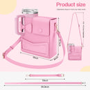 Axyaa Leather Water Bottle Crossbody Bag - Stylish & Spacious Carrier for Women