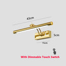 Axyaa Chrome Gold Wall Lamp LED Sconce Light Customize Switch Lustres