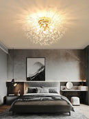 Axyaa Dandelion Crystal Pendant Lamp - Modern & Simple Ceiling Light for Room Decoration