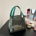 Axyaa Mesh Bag: Portable, Large Capacity Beach & Shower Bag with Handle