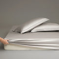 Axyaa Cotton Solid Color Single Fitted Sheet, Soft & Skin-Friendly