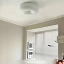 Axyaa Cream White Glass LED Ceiling Lamp - Nordic Style Home Decor