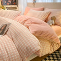 Axyaa Winter Engraved Milk Fleece Quilt Cover Double-Sided Coral Fleece Single