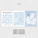 Blue Sage Matisse Canvas Wall Art Set by Axyaa