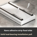 Axyaa Sliding Pot Lid Holder Rack Adjustable Under Cabinet Organizer Shelf
