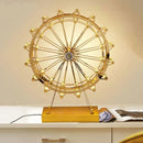Axyaa LED Ferris Wheel Table Lamp for Bedroom Living Kid Room Study Office Decor