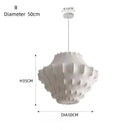 Axyaa Silk Designer Pendant Lamp Kitchen Island LED Suspension Home Lighting