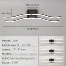 Axyaa Rotatable LED Ceiling Light Tricolor Dimmable Modern Chandelier Gray