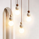 Axyaa Scandinavian Style Round Gourd Table Lamp