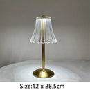 Axyaa Nordic Crystal Touch Desk Lamp LED Dimmable Bedside Lamp