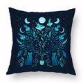 Axyaa Psychedelic Moon Pillowcase for Bedroom and Living Room Decor