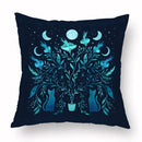 Axyaa Psychedelic Moon Pillowcase for Bedroom and Living Room Decor