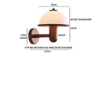 Axyaa Flower Cloth LED Wall Lamp Wood Modern Nordic Bathroom Stair Light