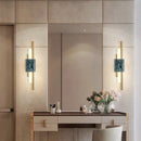 Axyaa Luxe Marble Staircase Sconce Wall Lamp for Green Living Room Bedroom Decor