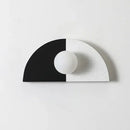 Axyaa Nordic LED Wall Lamp Modern Round Design for Bedroom Home Decor
