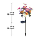 Axyaa Solar Flower Lights: Decorative Outdoor Garden Decor, Waterproof Pathway Lighting