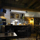 Axyaa Industrial Retro Metal LED Chandelier for Office Bar Dining Room Kitchen