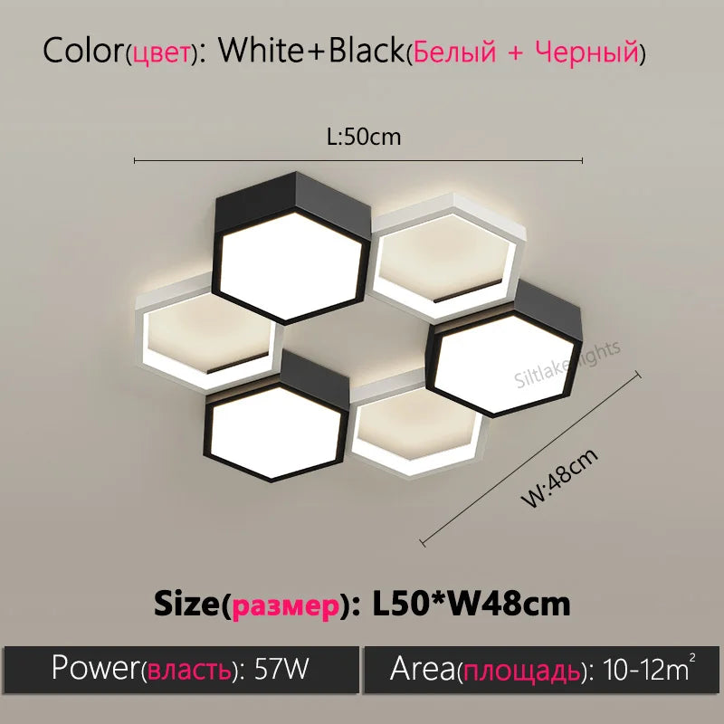 Axyaa Round LED Ceiling Chandelier With Remote Control for Living Room, Bedroom, Dining Room