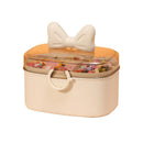 Axyaa Kids Hair Accessories Organizer Box with Two Layers and Lid