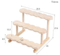 Axyaa Wooden Display Stand for Perfume, Figures, and Dolls