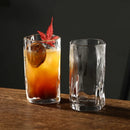 Axyaa Twisted Glass Coffee Cups - Nordic Transparent Mug for Home and Office