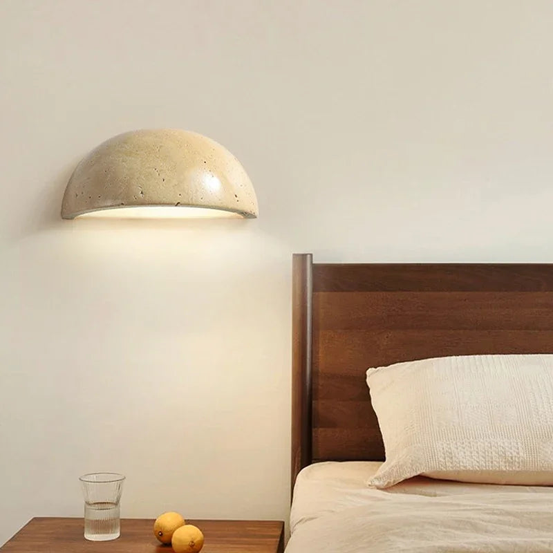 Axyaa Nordic Semi Circular Wall Sconce Lamp for Living Room & Bedside