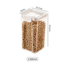 Axyaa Transparent Snack Storage Box - Moisture-proof Dried Fruit Container