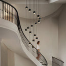 Axyaa Metal Globe Lens Chandelier for Home Décor Lighting