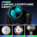 Axyaa 10R Moving Head Light: 280W Beam & Pattern, 17 Gobos, 14 Colors, Rainbow Effect