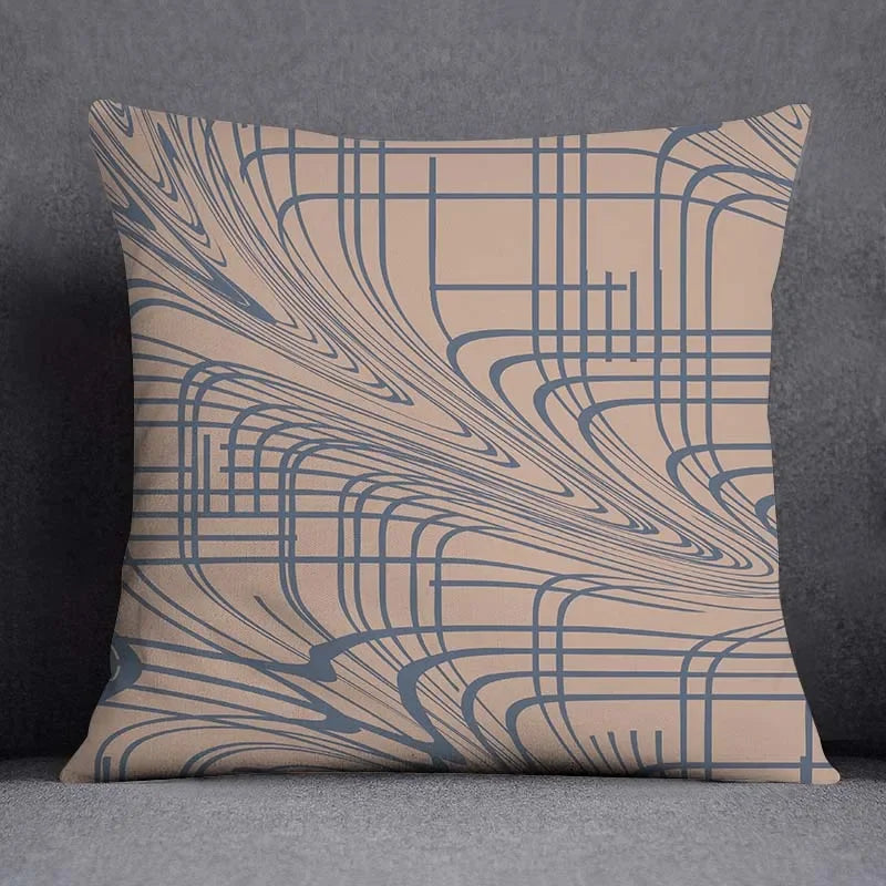 Axyaa Floral Geometric Pillowcase Set Home Decor