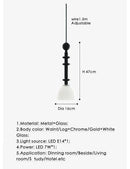 Axyaa LED Walnut Log Brown Pendant Light for Parlor, Bedroom, Cafe