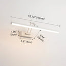 Axyaa Modern LED Wall Lamp for Room Decor, Adjustable Long Strip Mirror Light