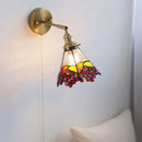 Axyaa Colorful Glass LED Wall Lamp Modern Nordic Style Rotation Bathroom Light