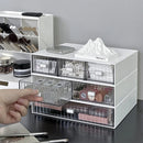 Axyaa Acrylic Makeup Organizer Drawer Desktop Storage Box for Cosmetics & Masks