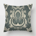 Axyaa Baroque Geometric Throw Pillow Case, Elegant Vintage 45X45CM Cushion Cover for Home