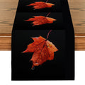 Axyaa Maple Leaf Table Runner for Dining Wedding Holiday Party Decor
