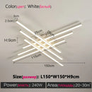 Axyaa Long Strip Ceiling Lamp: Nordic Modern Master Bedroom & Dining Room Light