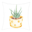 Axyaa Pink & White Flower Pattern Pillow Cover 45*45cm