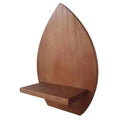 Axyaa Wooden Wall Shelf, Living Room Decor, Wall-mounted Planter Shelf