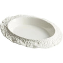 Axyaa Rock-Patterned Ceramic Deep Dish Plate Set for a High-Sense Dining Experience