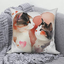 Axyaa Animal Print Decorative Pillowcase for Sofa, Car, Living Room