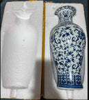 Axyaa Blue and White Porcelain Antique Vase Home Decoration