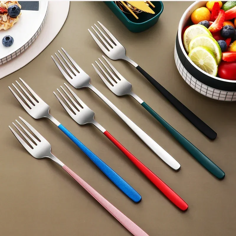 Axyaa Stainless Steel Cutlery Set with Box - Dinner Knife Fork Spoon Chopsticks