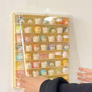 Axyaa Mini Dolls Storage Box Cute Anime Figure Display Rack